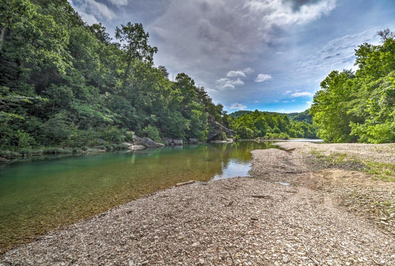 Creekside Hideaway With Fire Pit And Creek Access! Villa Mountain View Dış mekan fotoğraf