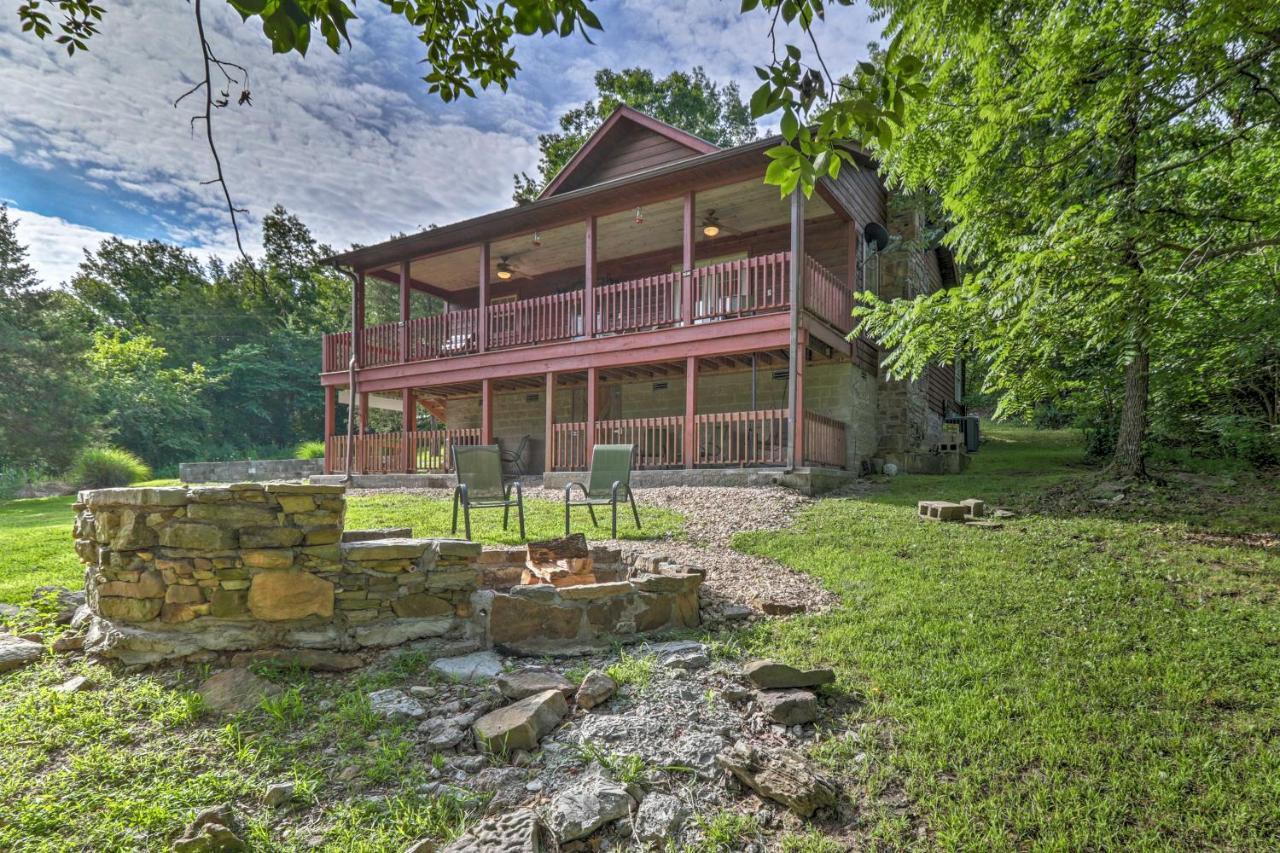 Creekside Hideaway With Fire Pit And Creek Access! Villa Mountain View Dış mekan fotoğraf