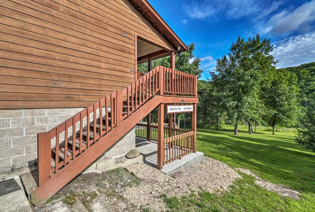 Creekside Hideaway With Fire Pit And Creek Access! Villa Mountain View Dış mekan fotoğraf